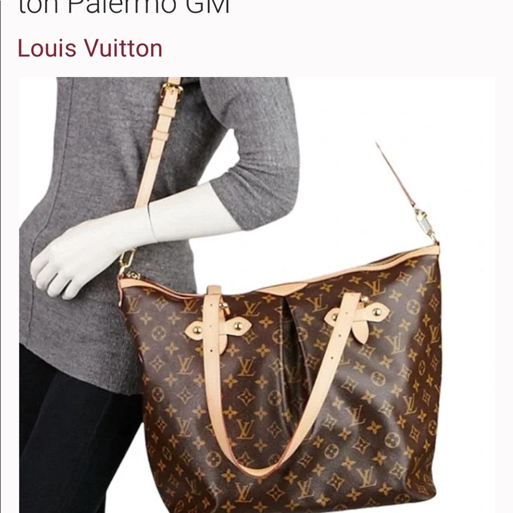 Authentic Louis Vuitton Palermo Gm Handbag